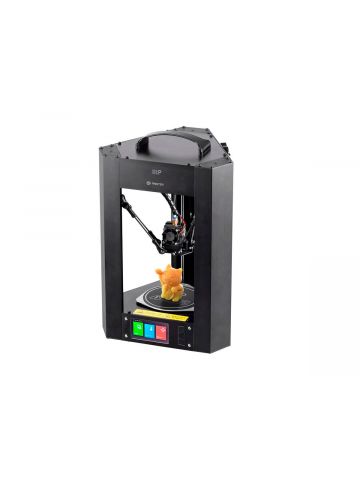 Monoprice Mini Delta 3D Printer With (110 x 110 x 120 mm) Auto Leveling Heated Build Plate + Premium 3D Printer Filament PLA 1.75MM 1kg, 1 Spool Bundle (Black)